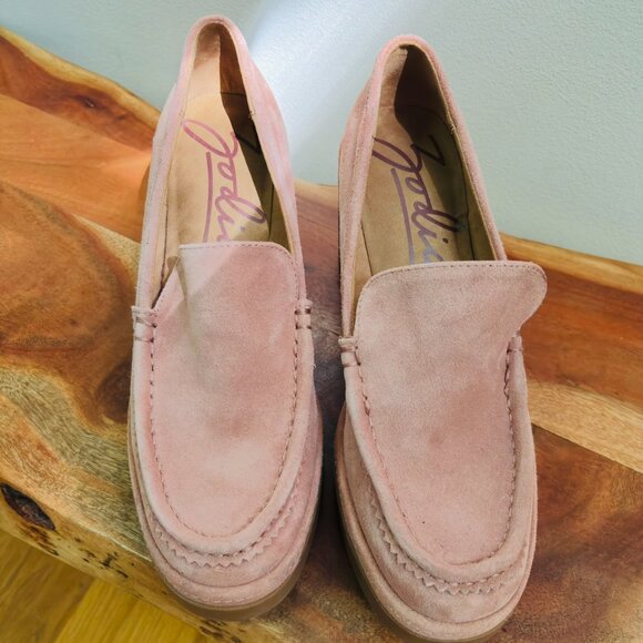 ZODIAC Women's Dorit Slip-ons Platform Pink Suede Size 10 - Picture 4 of 5
